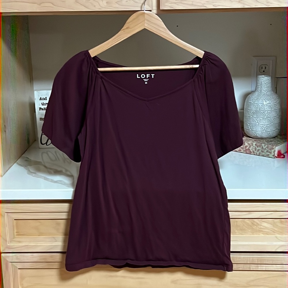 Loft wine-colored MEDIUM; excellent condition